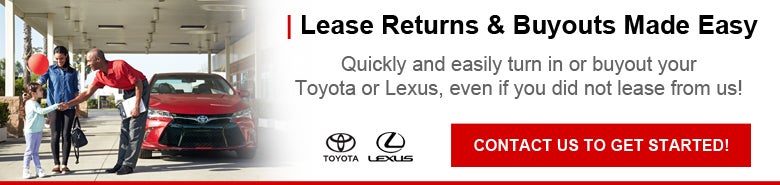Toyota Lease & Lexus Lease return & buyout at Falmouth Toyota - Bourne, MA - Cape Cod Dealership